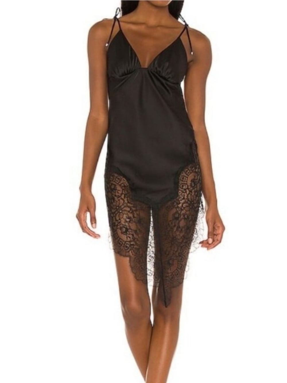 God Save Queens Silk mid-length dress